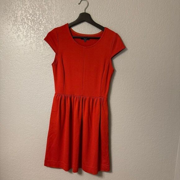 Madewell Screenplay Ponte Dress Burnt Orange Small - Picture 2 of 8